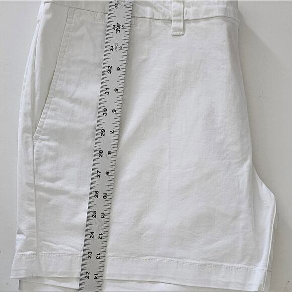 Faded Glory White Chino Bermuda Shorts 16 - Picture 5 of 6
